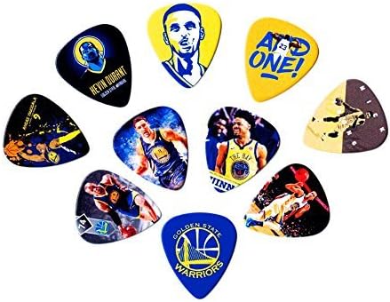 Golden State Warrior Legend Guitar Picks [Proud of our quality][10 medium picks in a packet](Collectibles for GS fans)
