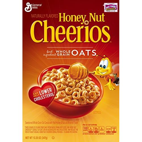 General Mills Cheerios Honey Nut Cereal, 12.25-Ounce Boxes Pack of 3
