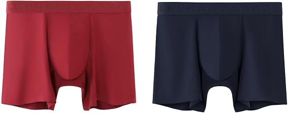 ELEPHANT&RABBIT Men's 120S Micro-Modal Underwear 2-Pack - Luxury Silky Boxer Briefs