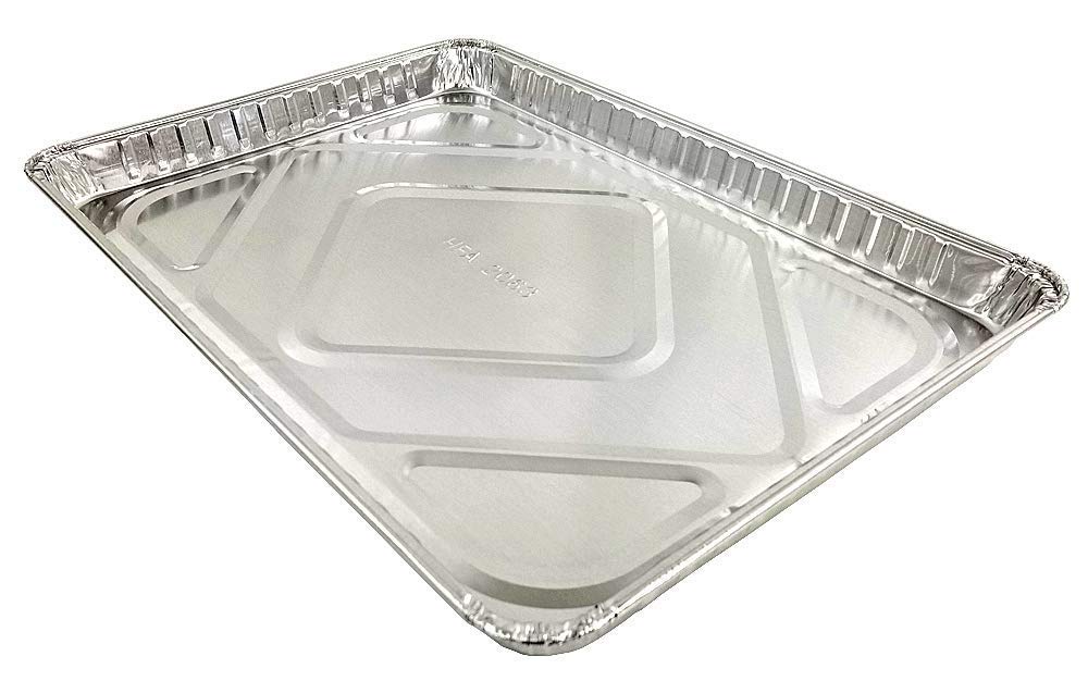 Handi-Foil Half 12 Size Sheet Cake Pan - Disposable Aluminum Foil Baking Trays Pack of 10