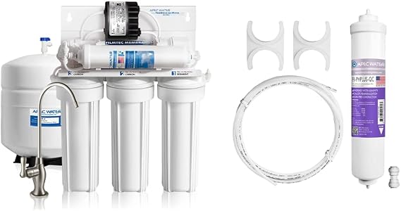 APEC Water Systems Ultimate RO-PERM Boosted Performance with Permeate Pump Ultra Safe Reverse Osmosis Drinking Water Filter System, for Low Pressure
