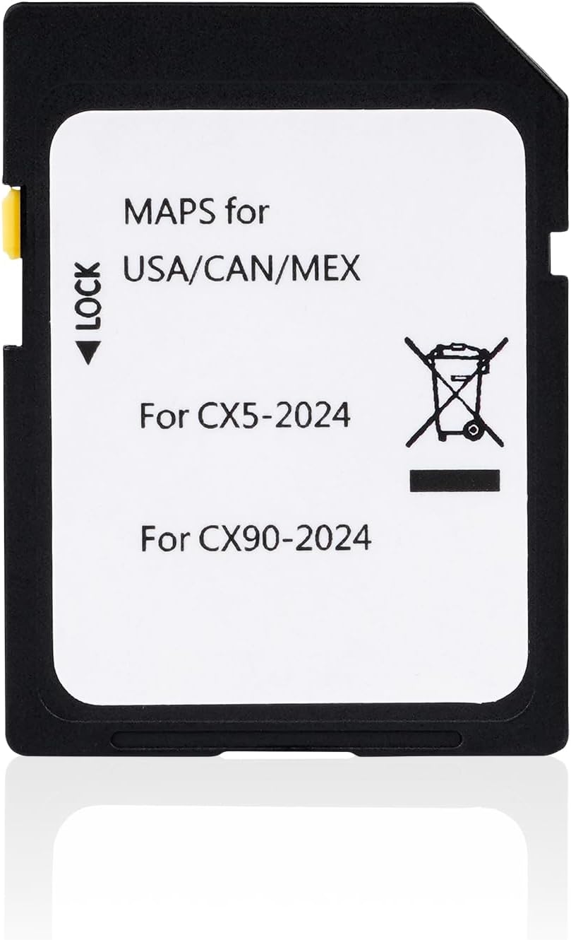Navigation SD Card Fits for Mazda 2024 CX5, 2024 CX90 Car GPS Navigation System for USACanada Maps SD Card Replacement Accessories