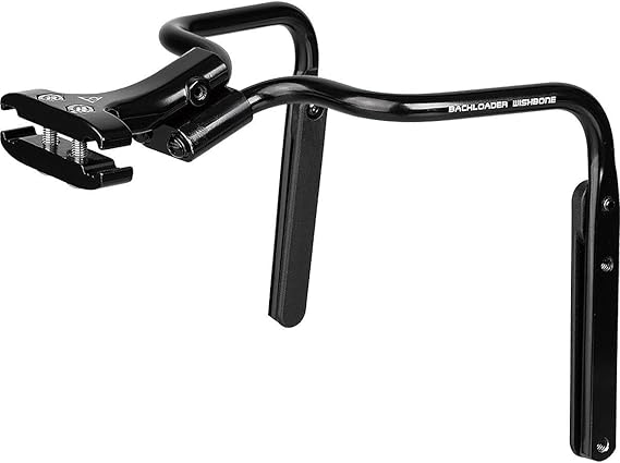 Topeak BackLoader Wishbone Bike Bag Attachment Anti-Sway Saddle Mount with Dual Bottle Cage Holders, Aluminum & Stainless-Steel Frame Support for Stable Bikepacking & Adventure Riding | bike-pack-accessories