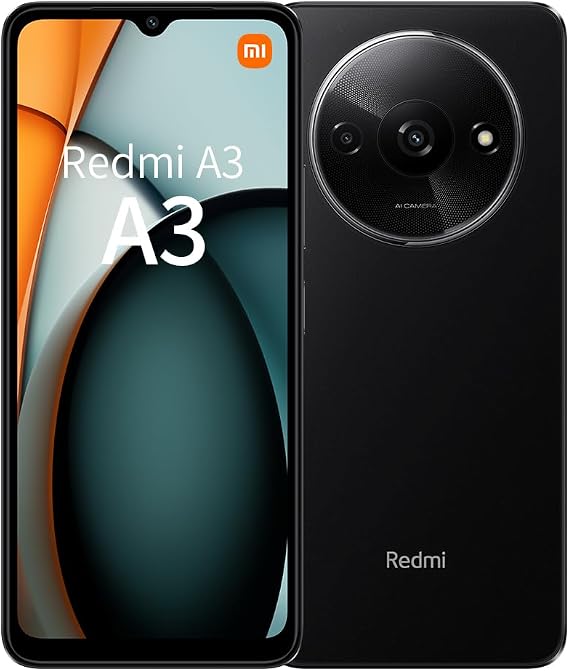 XIAOMI Redmi A3 Smartphone 4GB+128GB 5000mAh 90Hz Refresh Rate 6.71 Inch Display Black