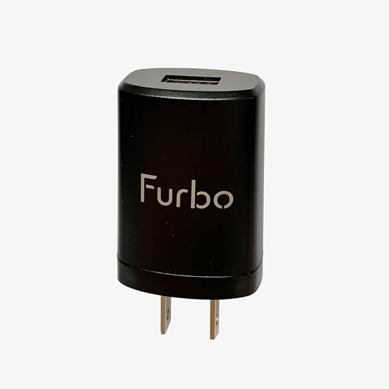 Furbo Pet Camera USB Power Adapter for Furbo 360 Cat Cam Official USB-A Wall Plug, 5.2V/2A (10.4W), 1-Count