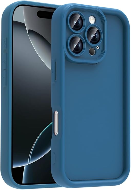 Apple iPhone 16 Pro Max Uyumlu Kamera Korumalı Parlak Stil Tasarım Kapak, Koyu Yeşil