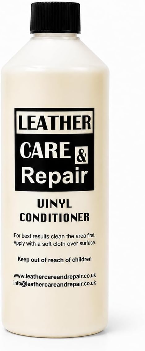 Leather Care & Repair Vinyl Conditioner/Protector, 500ml | Waterproofing Agents, Stain Repellents, Non Greasy Finish, Indoor & Outdoor Use