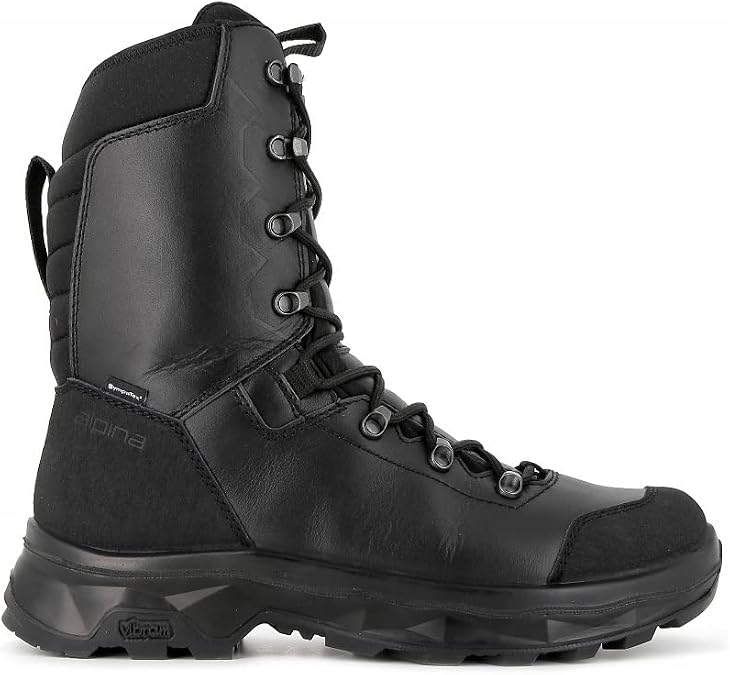 Alpina Army Boots THOR | 11'' High and Super Lightweight 54oz | Tactical Military and Waterproof | Neoprene Collar | Sympatex Breathable Membrane | All Weather Grip - Slip Resistant | Made in Europe
