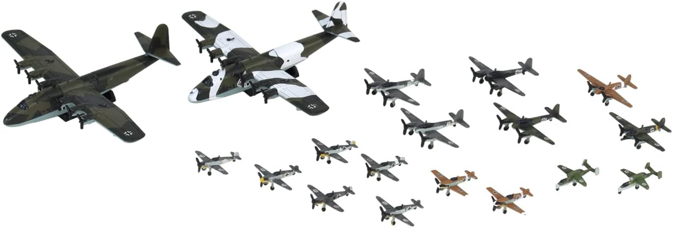 Pit Road 1700 Skywave Series WWII German Air Force Aircraft Set 4 Plastic Model S61
