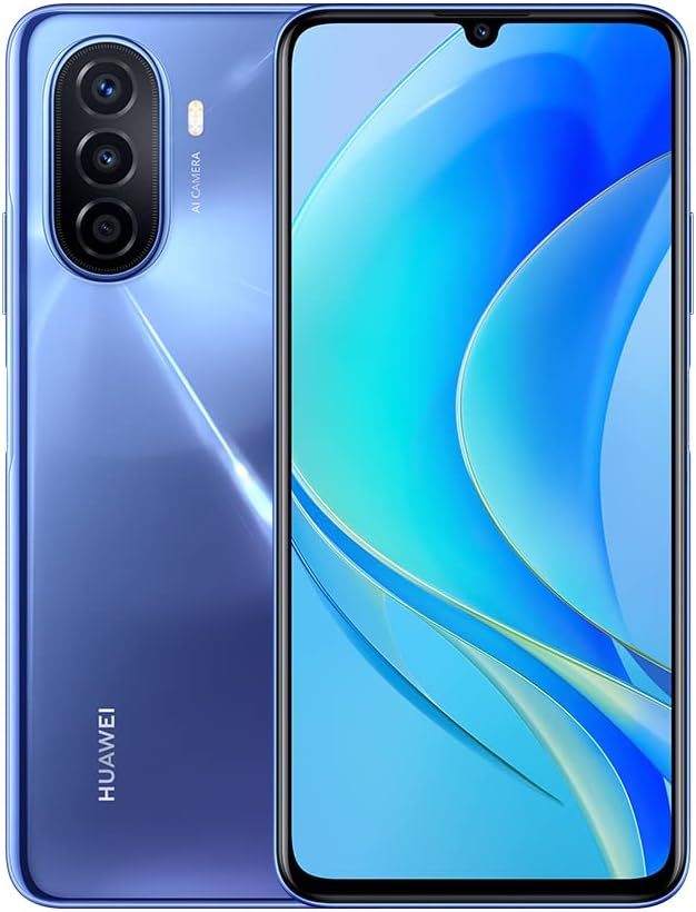 HUAWEI Nova Y70 Dual-SIM 128GB ROM  4GB RAM GSM Only | No CDMA Factory Unlocked 4GLTE Smartphone Crystal Blue - International Version