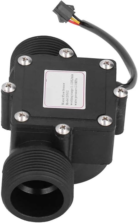 Garden Home Cold Water Meter DC3-24V Water Sensor 1-120L/min G1.65in Water Flowmeter Counter YF-DN32