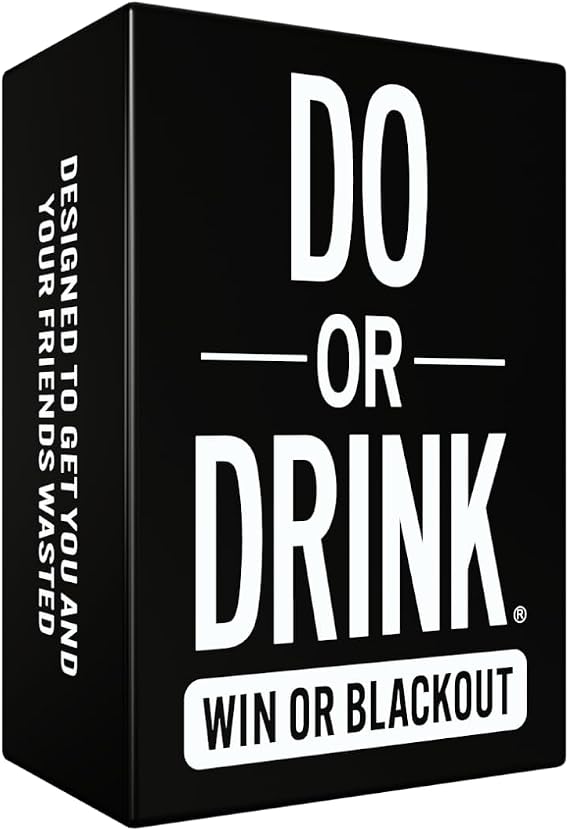 Do or Drink Drinking Card Games for Adults - Fun Adult Games for Game Night & Parties - 18th Birthday Gift & Hen's Party Games with 350 Cards & 175 Challenges That Will Get You Drinking