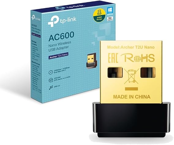 TP-Link Archer T2U Nano AC600 Nano Wireless USB Adapter