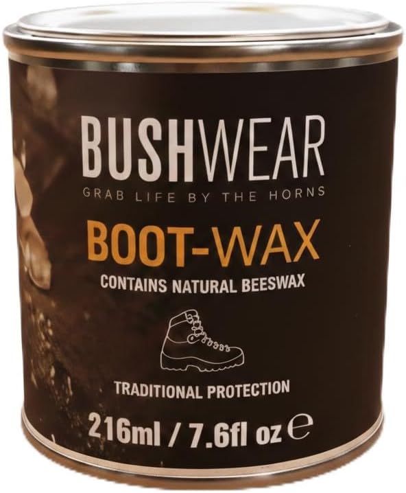 BushWear Superior Boot Wax 180ml Tub Shoe Care & Repair