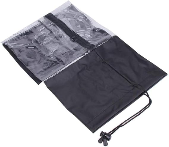Waterproof Camera Cover Anti-dust Protector Rain Water Case Camera Rain Cover Raincoat Transparent Black for 5d3 70d 6d