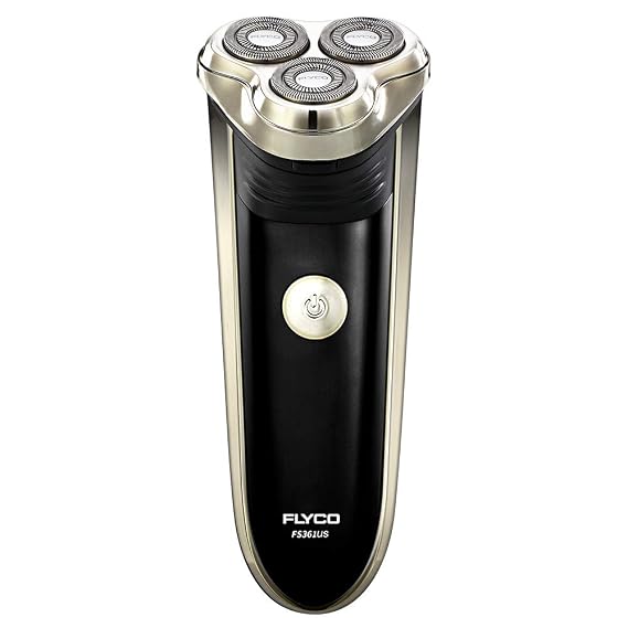 Electric Shaver for Men, Flyco Rotary Electric Men's Razors Rechargeable Close Shaver with Pop-up Trimmer & Waterproof Shaving Heads