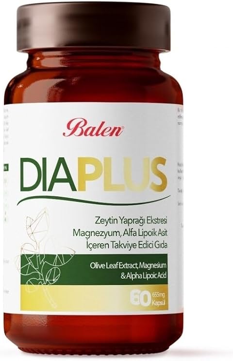 Dia Plus Zeytin Yap. Magnezyum & Alfa Kapsül 655 Mg *60 Kapsül