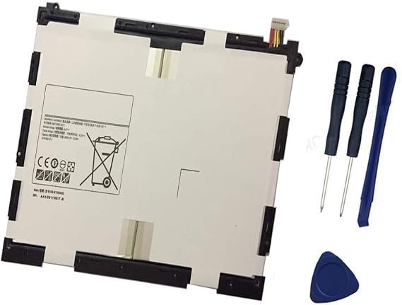 3.8V 6000mAh Tablet Replacement Battery Compatible with Galaxy Tab A 9.7 SM-P550 SM-T550 SM-T550NZAAXAR EB-BT550ABE EB-BT550ABA EB-BT550 with Repair Tools