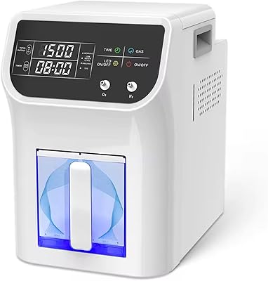 Hydrogen Inhalation Machine with SPE PEM Technology, 99.99% High Purity Multifunctional Brown Gas Inhaler Generator with Touch Screen 1000mlmin