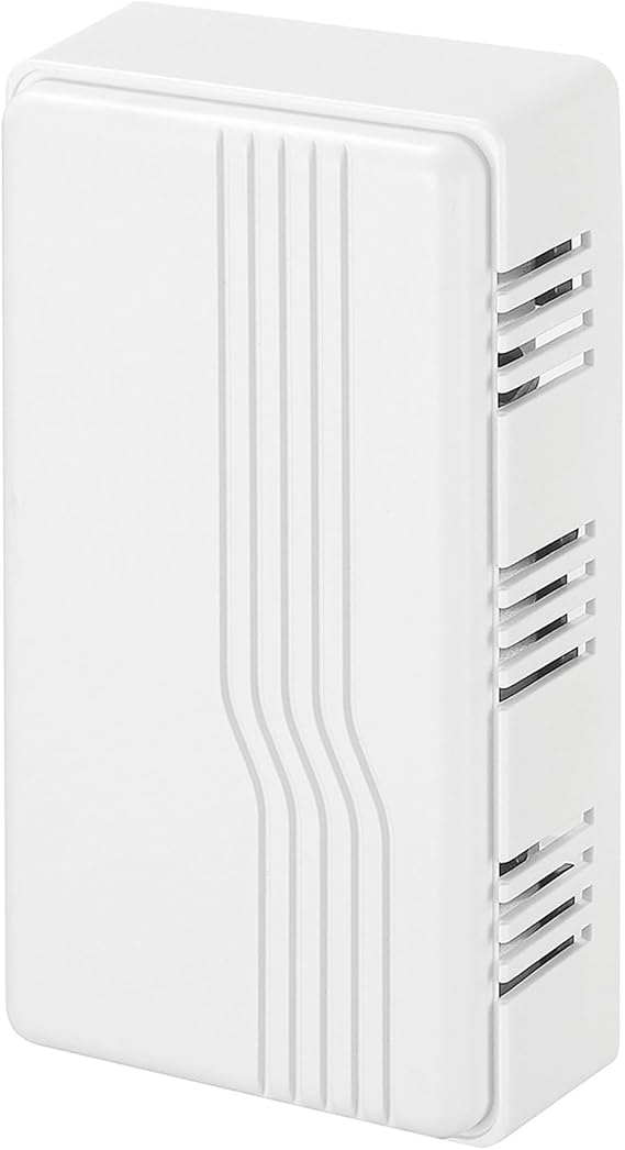 Heath Zenith White Plastic Wired Mechanical Doorbell Chime