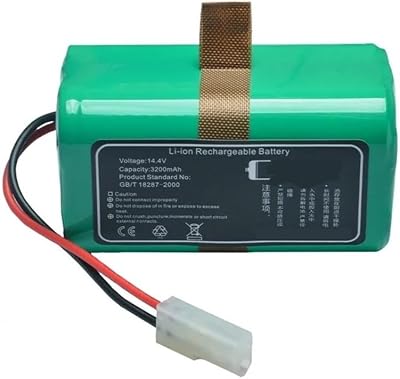 14.4V 3200mAh Replacement Battery Compatible for Rowenta Tefal Explorer 20 Explorer 40 Explorer 60 Robot Vacuum Cleaner Accessories Parts
