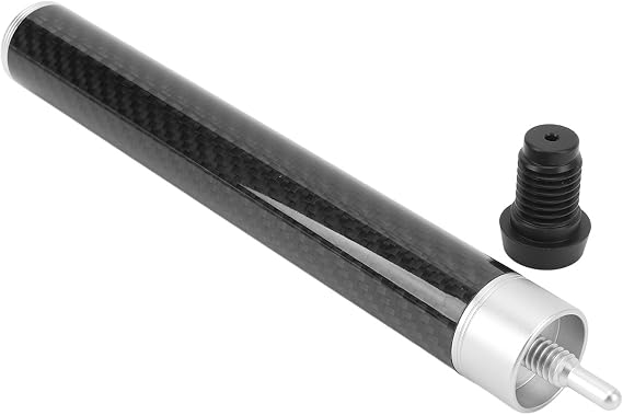 Pool Cue Extension | 9in Carbon Fiber Enhanced Control & Stability | Ergonomic Billiard Cue Stick for Cuetec/Predator/Viking | 11.5MM Tip, Quick Installation