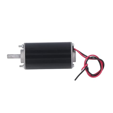 Hilitand DC High Speed Motor, 50W DC High Speed Motor Large Torsion CW CCW Adjustable Speed Control Motor, Geared Motor, Electric Fan Motors (12V 3000rpm Standard)