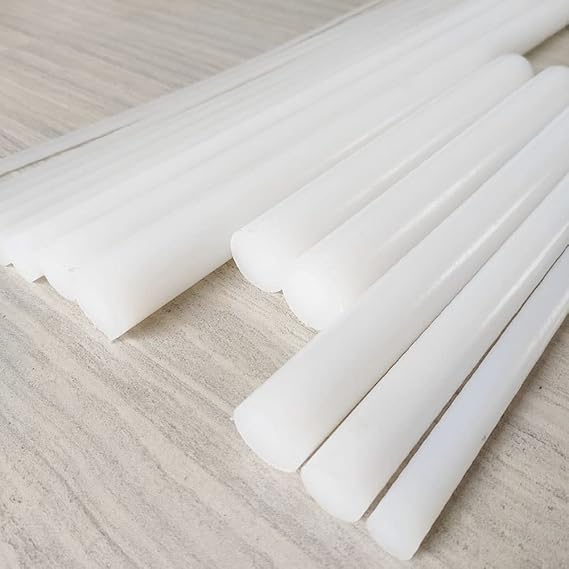 Nylon Rods, 1PC 50/25cm White Polyamide Stick PA6 Pure Nylon Rods Wear Resistant Rod Dia 4mm~45mm Bar for Machining White(Length 25cm,Dia. 15mm)