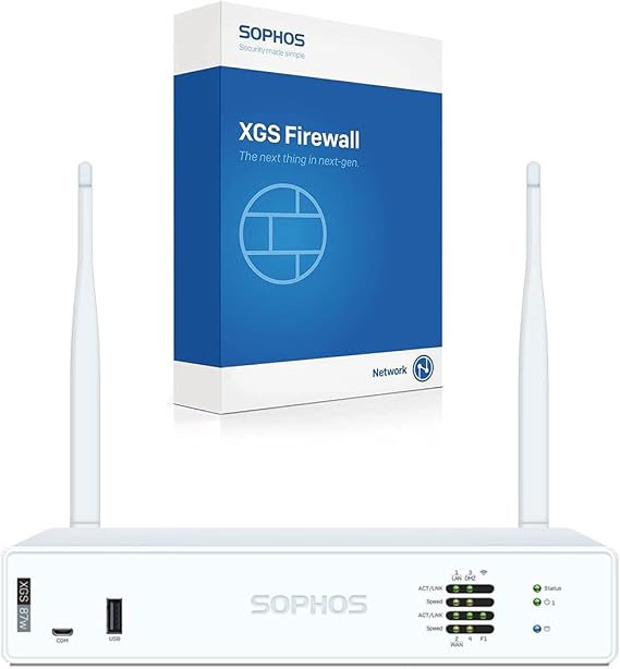 Sophos XGS 87w Next-Gen Firewall with Xstream Protection, 3-Year (US Power Cord) (IY8B3CSUS)