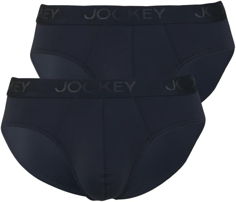 Jockey 247 Microfiber Air Brief Pack of 2 - Underwear for Men Underpants without Fly Low Waist Underwear Set of 2