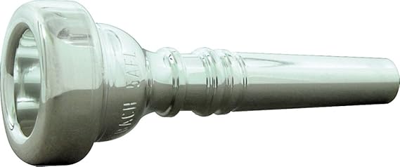 Bach 3427DW Silver Plated 7DW Cup Flugelhorn Mouthpiece, Medium Shallow