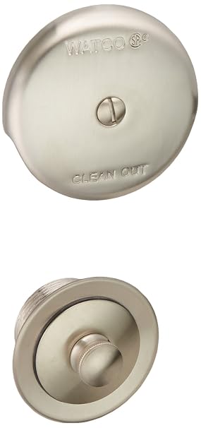 Watco 38290-BN Push Pull Trim Kit, Brushed Nickel
