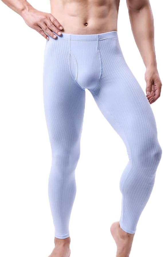 Men's Thermal Underwear Pants Breathable Thermal Bottoms Long Johns Leggings Base Layer Underwear