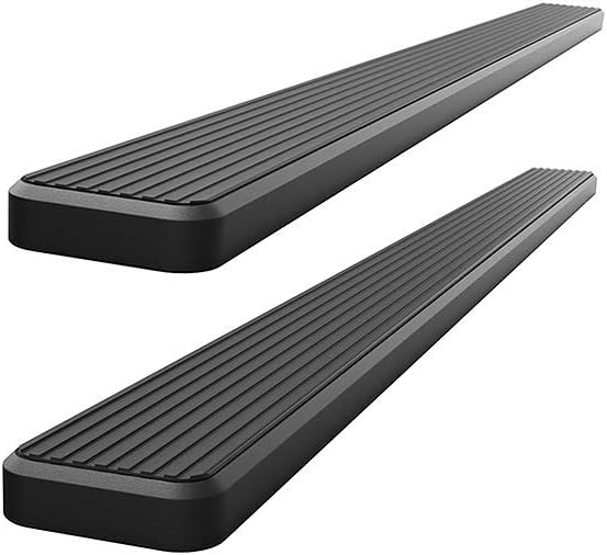APS iBoard 5in Running Boards Black for Edge & MKX