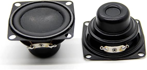 2PCS 2 Inch 4Ohm 10W Subwoofer Multimedia W Fixed Hole Home Audio Sound Speaker DIY 53mm Deep Bass Magnetic Loudspeaker (Size : 2pcs)