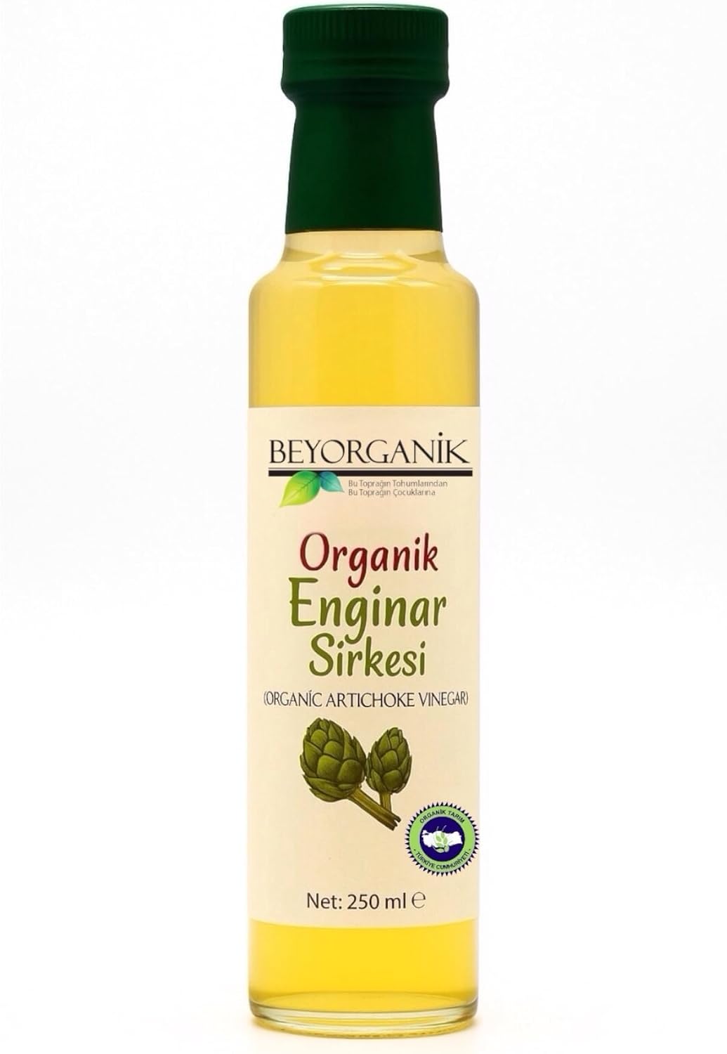 Beyorganik Organik Enginar Sirkesi 250ml PESTİSİT ANALİZLİ
