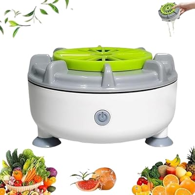 Seattleget- Efficient Portable Fruit and Vegetable Washers Fruit and Vegetable Cleaner 2025 New Automatic Washer Spinner Machine for Cleaning Fruits Vegetables C