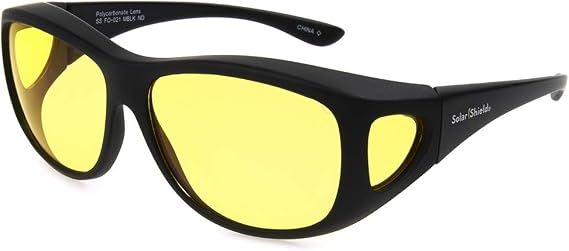 Dioptics unisex-adult Solar Shield Meade Fits Over Sunglasses Rectangular Fits Over Sunglasses