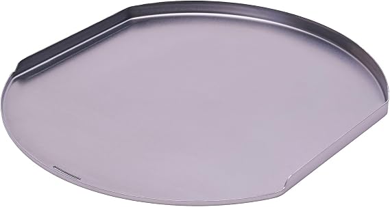Char-Broil Patio Bistro E2Coal Griddle Plate - Stainless Steel Electric Griddle Grill Accessory, 38.1 x 38.1 x 0.9 cm