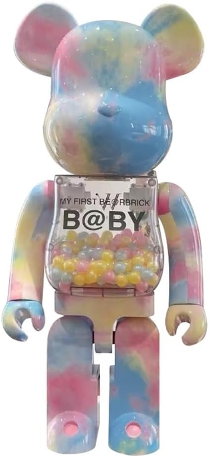 Bearbrick, 400% 28cm Building Blocks Bear Showcase Figurines Collectibles Sculpture Statue