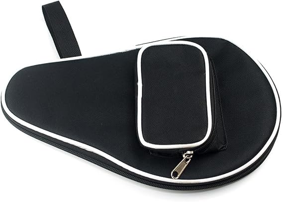 Ochine Table Tennis Racket Case Cover Ping Pong Paddle Carry Bag with Ball Storage Pocket Table Tennis Racket Cover Ping Pong Paddle Case Table Tennis Paddle Cover for Blade with Bonus Ball Storage