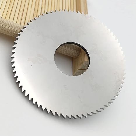 KLOT Solid Carbide Saw Blade Slitting Slotting 80mm(Diameter) X0.3-5mm(Thickness) X22mm(Arbor) 72Teeth Circular... (80 * 0.6)