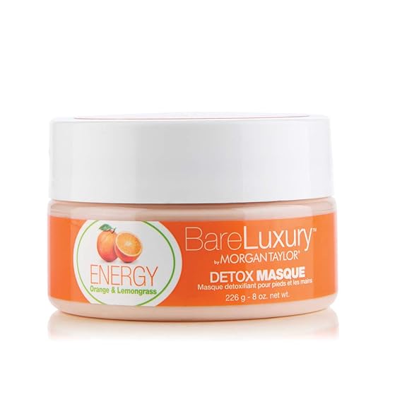 Morgan Taylor BareLuxury Mani/Pedi Energy Orange & Lemongrass Masque Jar 8oz