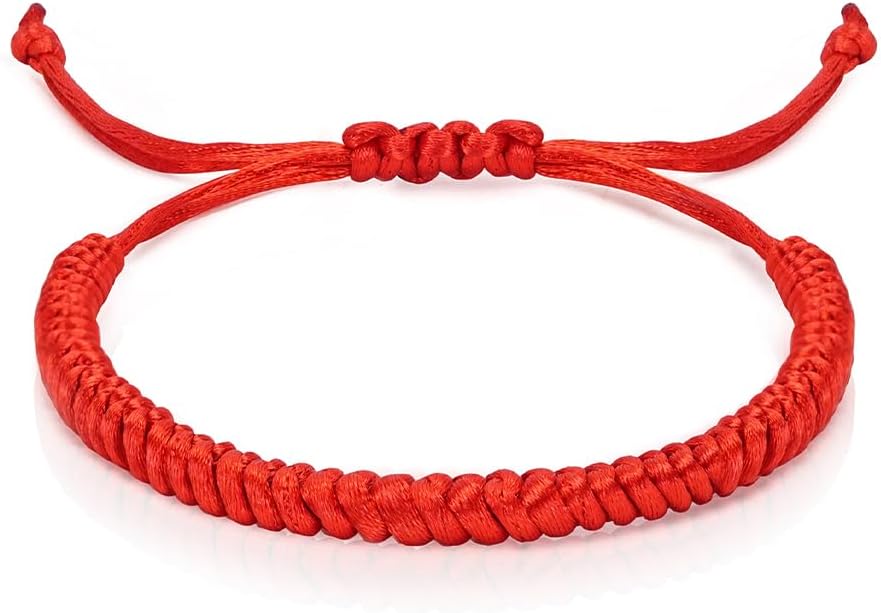 String Bracelet 2-Pack, Handmade Adjustable Protection Rakhi Unisex