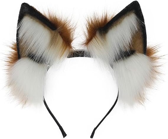 Plush Fox Headwear Electric Moving Ear Headpiece Animal Ears Headband Party Cosplay Costume Accessories