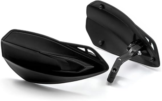 Motorcycle Handguards 7/8'' 22mm Hand Guards Aluminum Universal for Dirt Pit Bike MX Motocross Supermoto Racing ATV Quad Scooter (Black)