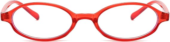 Breaksun Retro Small Oval Glasses for Women Men 90s Small Face Blue Light Eyeglasses Cosplay Y2K Fake Glasses