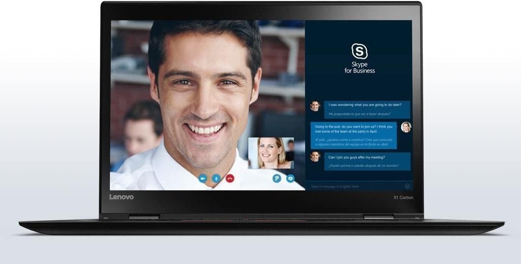 Lenovo ThinkPad X1 Carbon 4th Gen 14 FHD Ultrabook Laptop, Intel Core i5-6300U CPU up to 3.0GHz, 8GB RAM, 256GB SSD, Fingerprint Reader, Webcam, Windows 10 Pro Renewed
