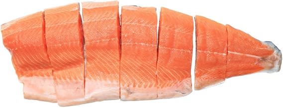 Salmon Fillets 20 kg | Wild-Caught & Farmed Salmon | Frozen Skin-On & Skinless Fillets for Cooking, Catering & Restaurants