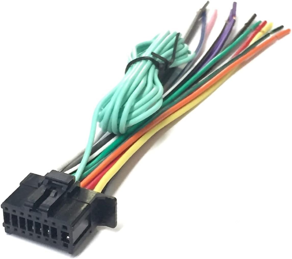ASC Car Stereo Power Speaker Wire Harness Plug for Pioneer/Premier DVD Nav Radio DEH-X6700BT DEH-X4700BT DEH-X2700UI DEH-X5700HD AVH4100NEX,AVH4000NEX AVH-4100NEX AVIC-6100NEX + More -Fully Pinned